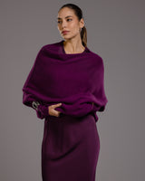 Asymmetric Draped | Violet