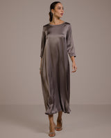 Dahlia Satin Dress | Mink