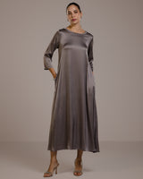 Dahlia Satin Dress | Mink