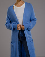 Yasmin Open Cardigan | Cornflower Blue | Alpaca Blend