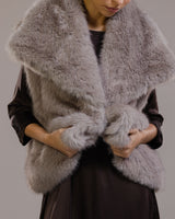 Gala Sleeveless Faux Fur Gilet | Mink