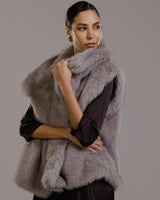 Gala Sleeveless Faux Fur Gilet | Mink