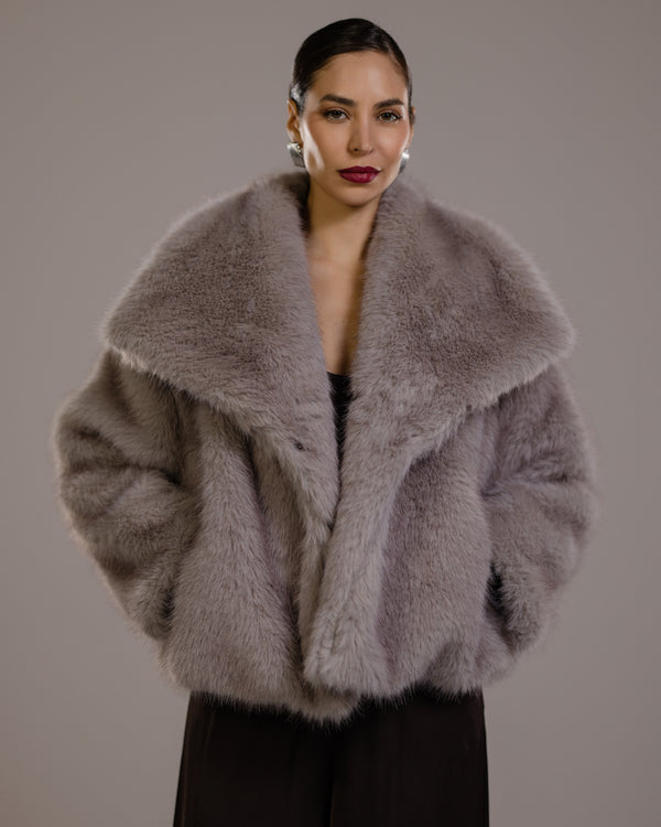 Camille Faux Fur Jacket | Mink