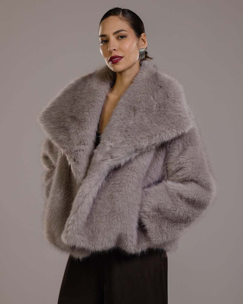 Camille Faux Fur Jacket | Mink