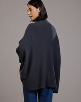 Mariselle Mockneck Sweater | Charcoal