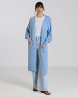 Yasmin Open Cardigan | Light Blue | Alpaca Blend