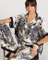 Ottilie Silk Top | Black