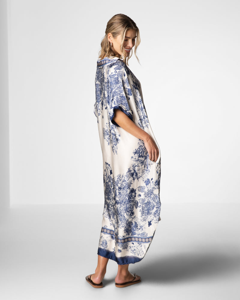 Ottilie Silk Kaftan Dress Ottilie Silk Kaftan Dress