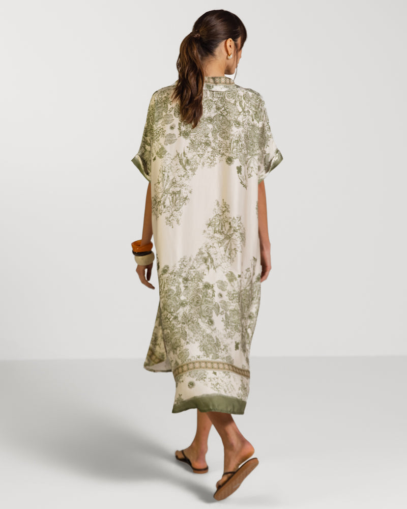 Ottilie Silk Kaftan Dress Ottilie Silk Kaftan Dress