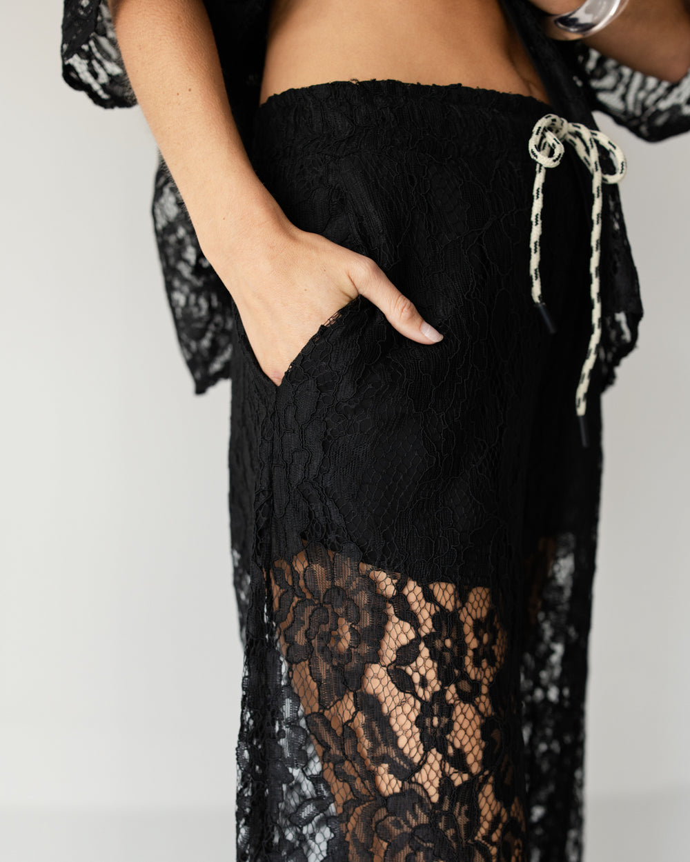 Roxie Lace Trousers | Black – JAKI