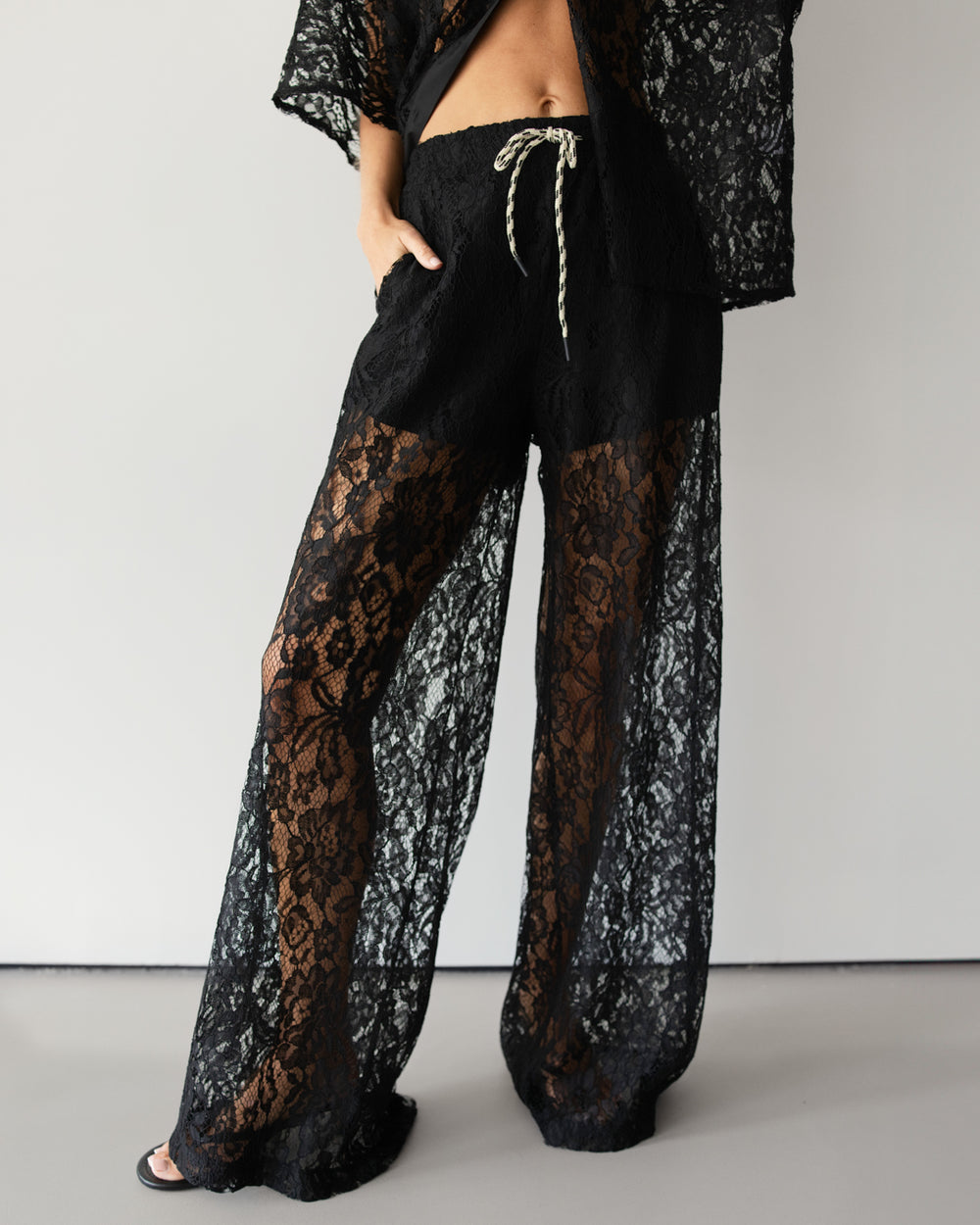 Roxie Lace Trousers | Black – JAKI