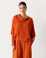 Asymmetric Draped | Burnt Orange