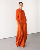 Asymmetric Draped | Burnt Orange