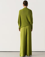 Asymmetric Draped | Olive Green