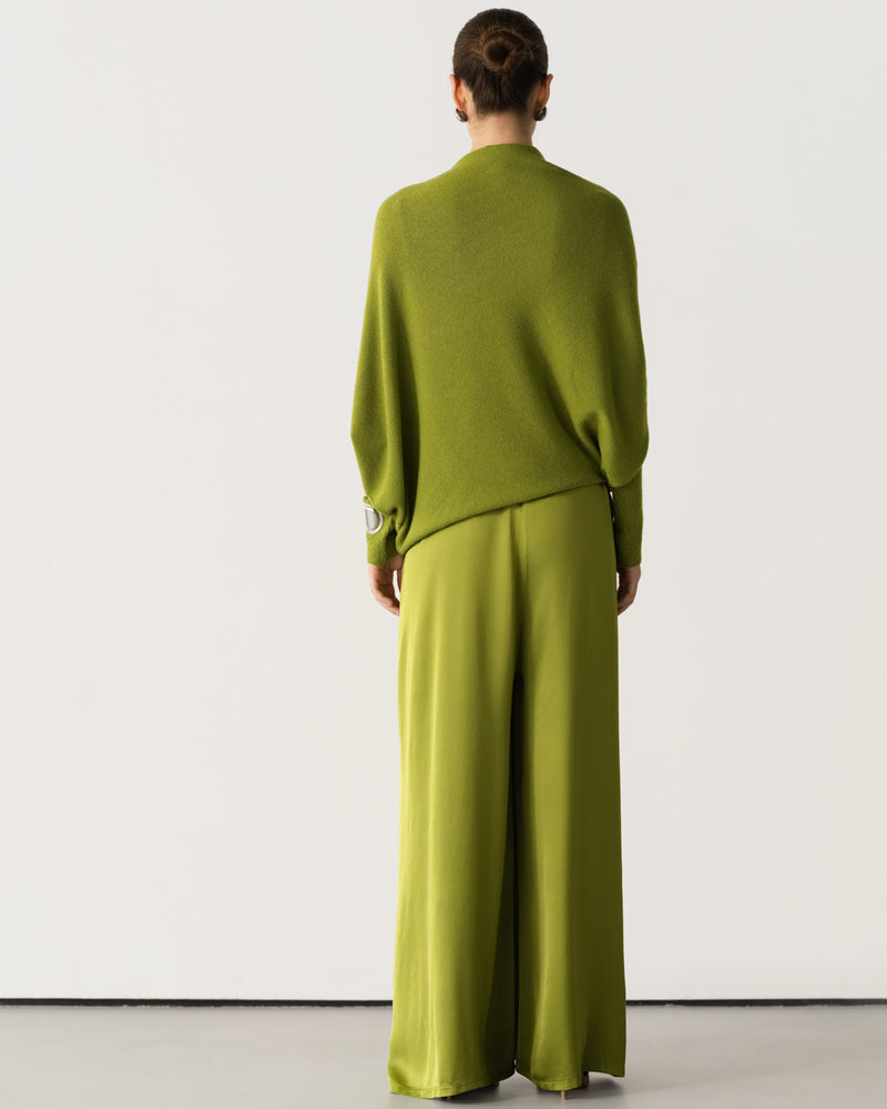 Asymmetric Draped | Olive Green