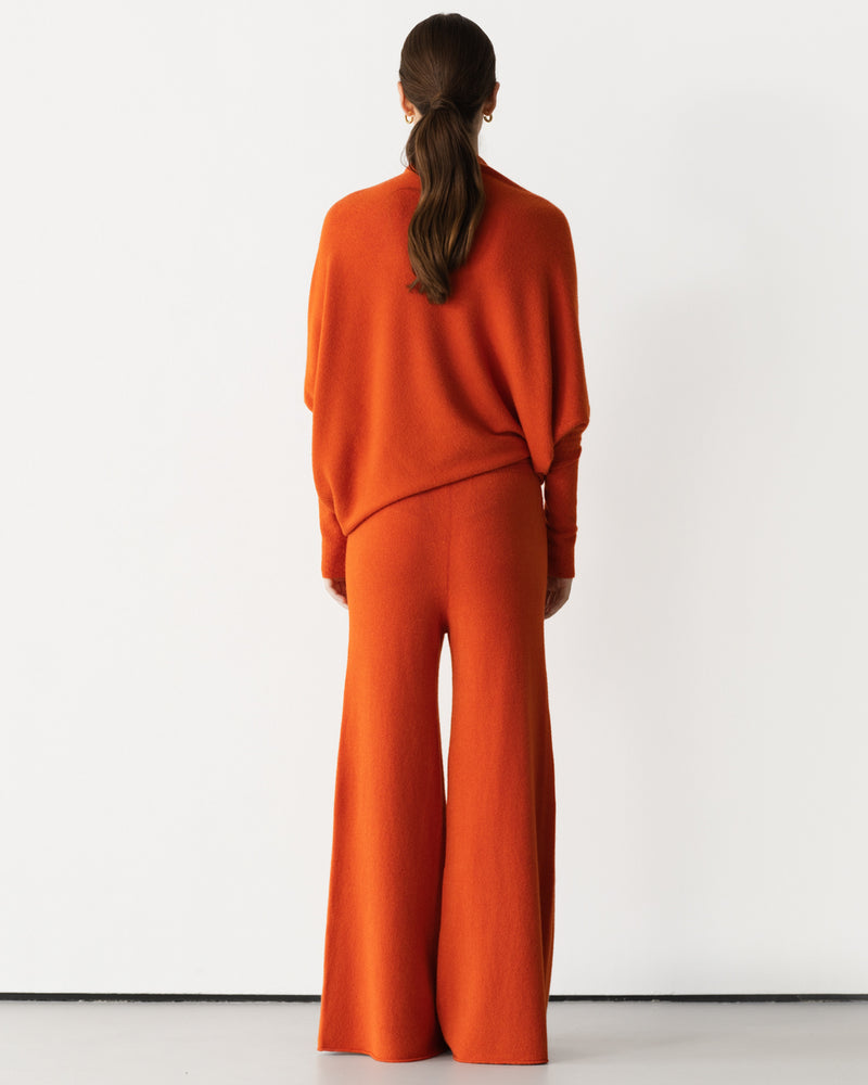Asymmetric Draped | Burnt Orange