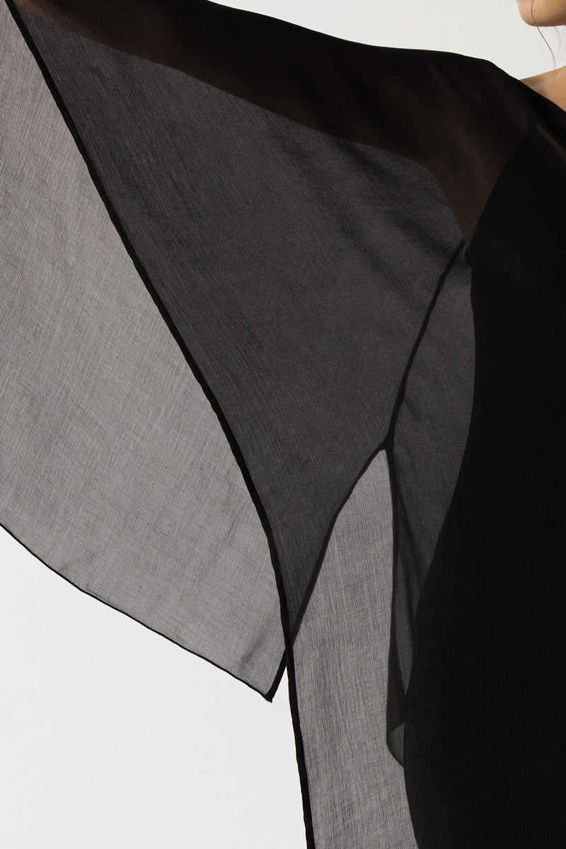 Emberly Lightweight Poncho | Black