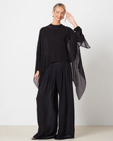 Emberly Lightweight Poncho | Black