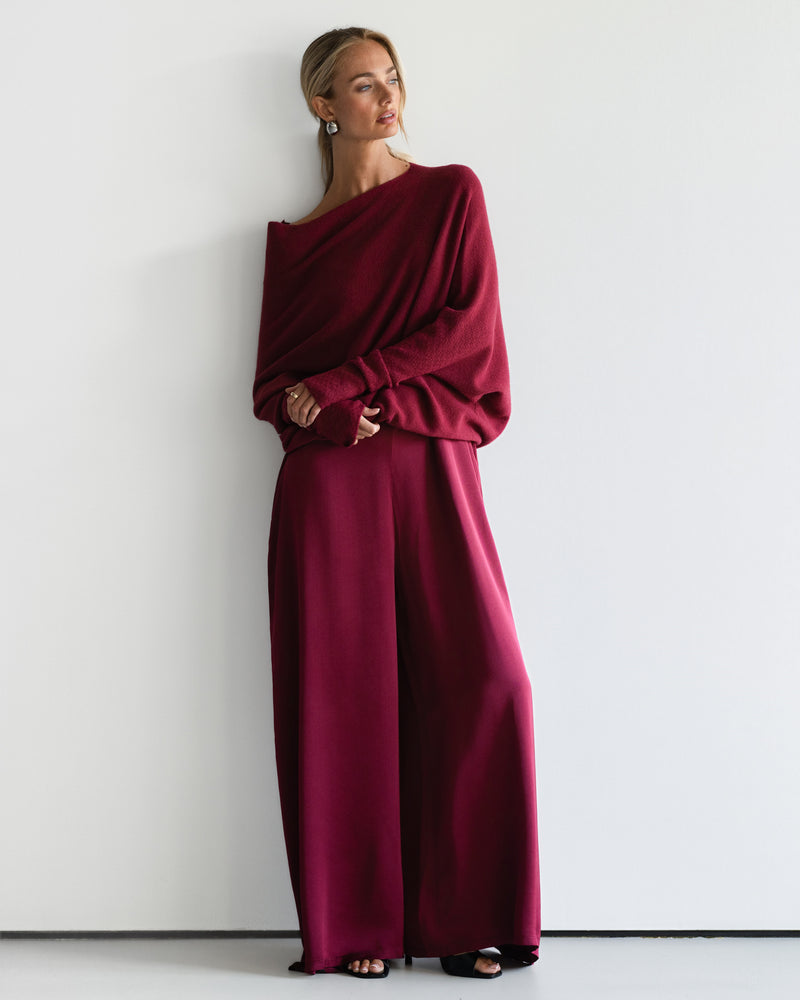Audrey Satin Jumpsuit
