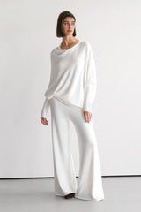Asymmetric Draped | Ivory