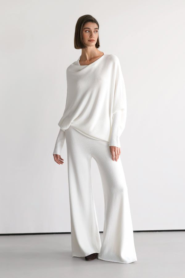 Asymmetric Draped | Ivory