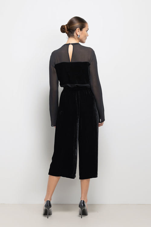 Piper Velvet Elastic Waist Trousers | Honey