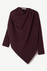 Asymmetric Draped | Amethyst Plum | Seamless Knit