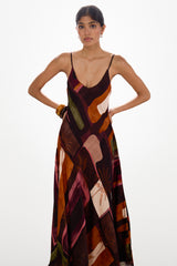 Anne Slip Dress | Sunset Geo