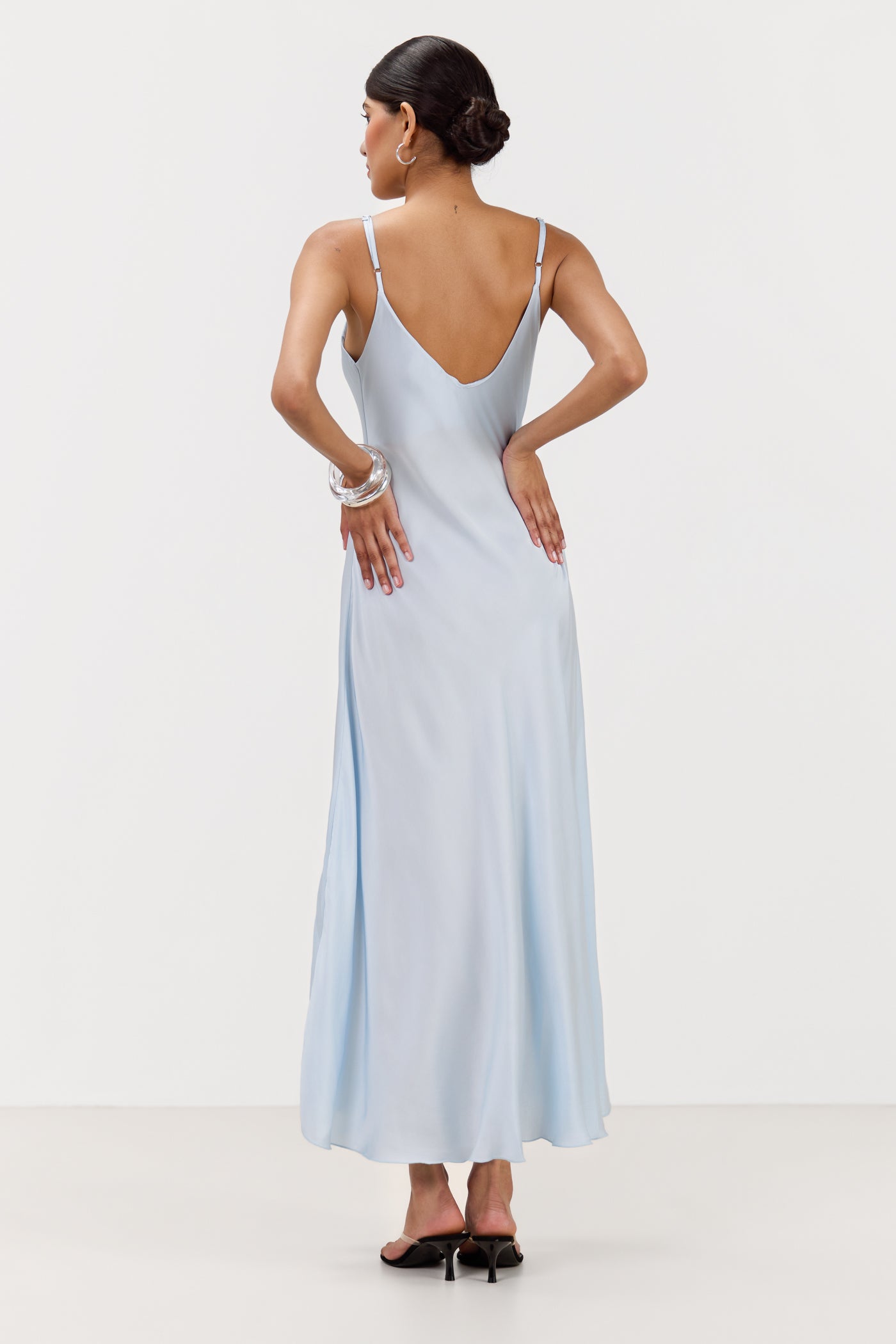 Anne Satin Slip Dress