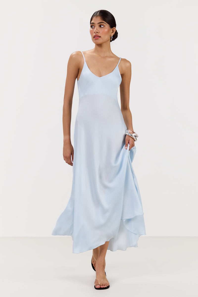 Anne Satin Slip Dress