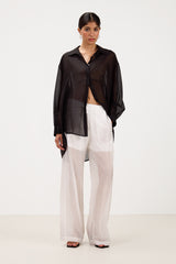 Jemima Oversized Shirt | Black