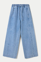 Bria Wide Leg Jeans | Marble Bleach Denim