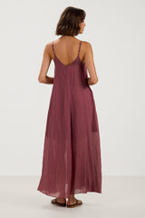 Paloma Resort Maxi Dress | Damson