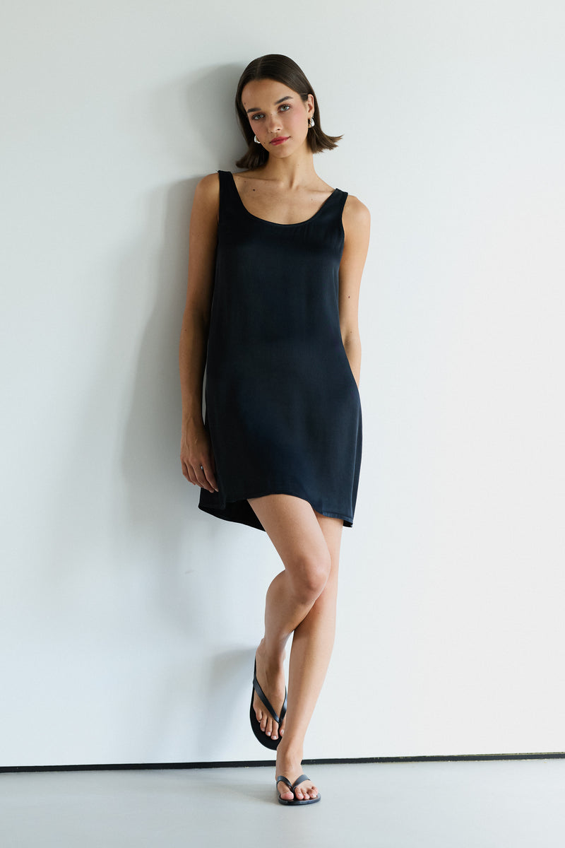 Rosaline Matte Satin Dress