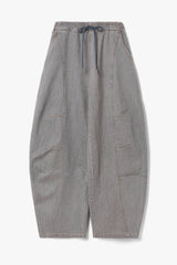 Juno Elastic Waist Barrel Jeans | Washed Grey