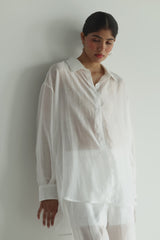 Jemima Oversized Shirt | White