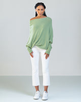 SIGN UP | Asymmetric Draped | Sage